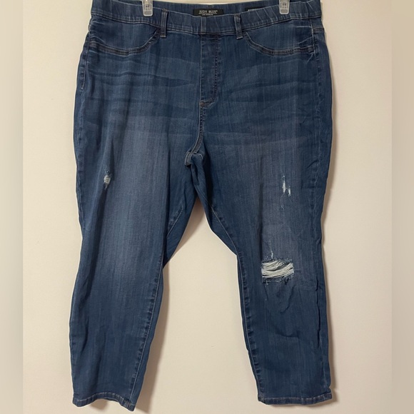 Judy Blue pull on jeans size 24 women’s boyfriend fit - Picture 1 of 10
